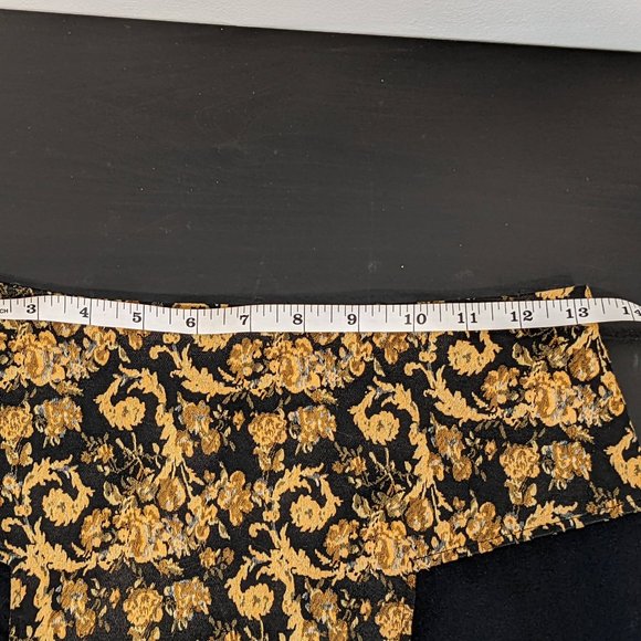 Black Gold High-Waisted Pencil Skirt Canadian Designers Annie 50 XS - Picture 9 of 11